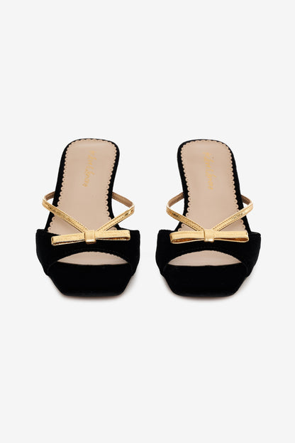 Grace Mule Heel Black - For Love & Lemons