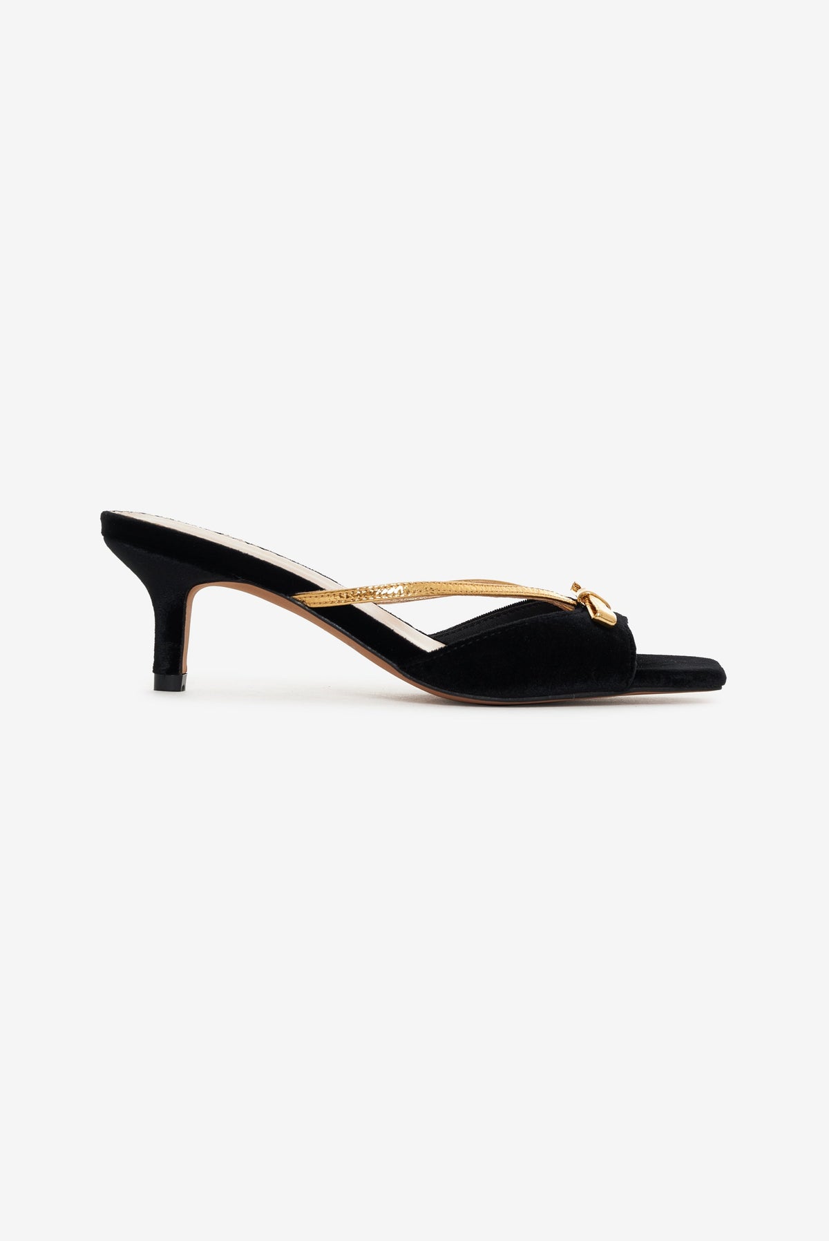 Grace Mule Heel Black - For Love & Lemons