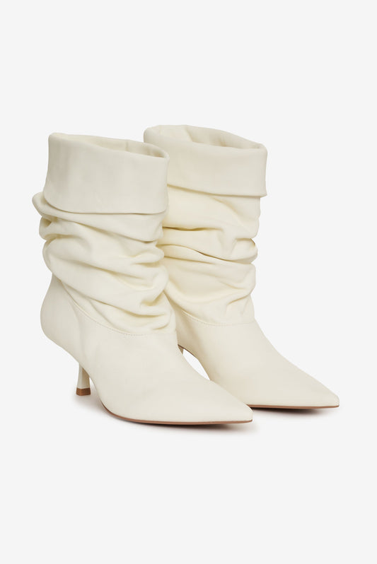 Verbana Slouch Boot Cream - For Love & Lemons