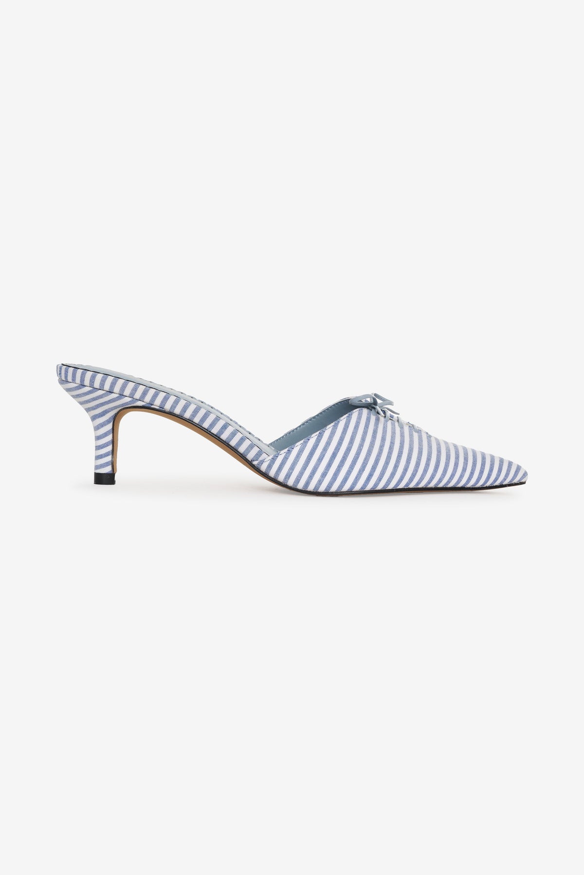 Amy Linen Mule Blue - For Love & Lemons