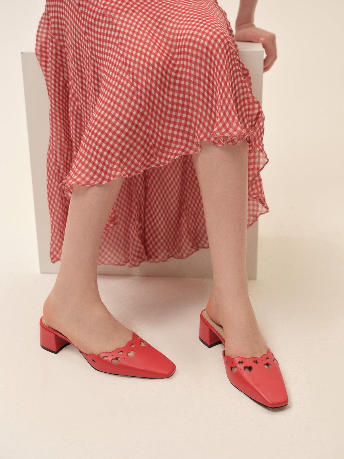 Juliette Ballet Mule Red - For Love & Lemons