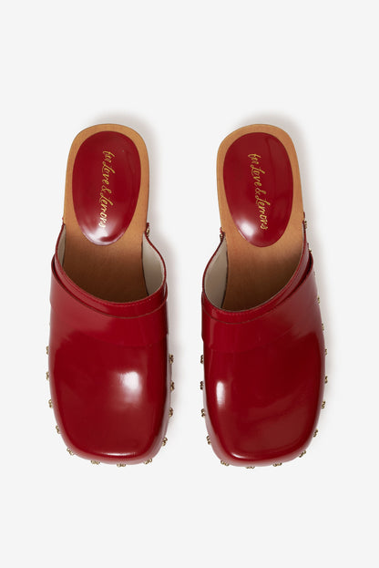 Adahlia Clog Red - For Love & Lemons