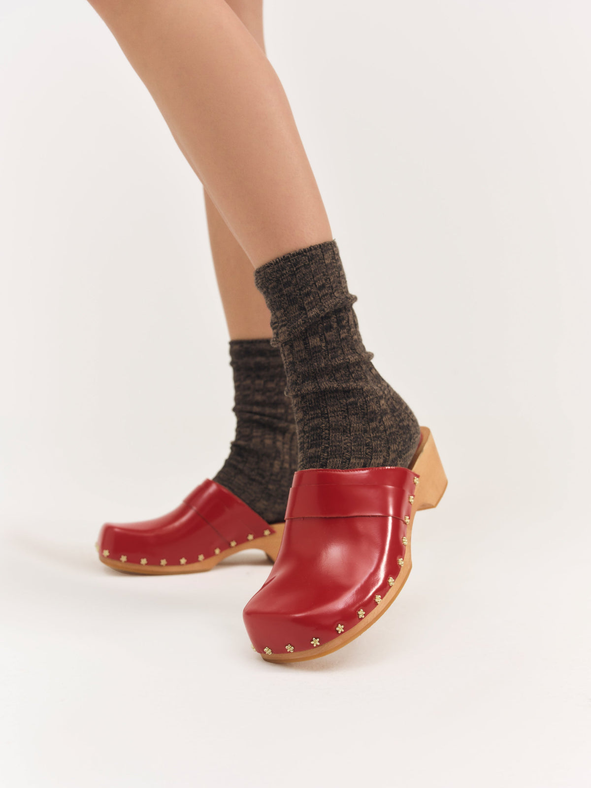 Adahlia Clog Red - For Love & Lemons