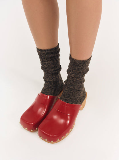 Adahlia Clog Red - For Love & Lemons