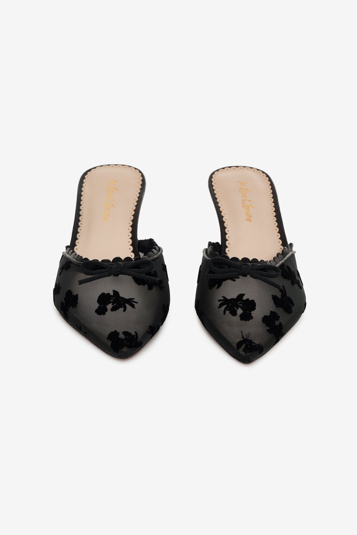 Sylvie Mule Heel Black - For Love & Lemons