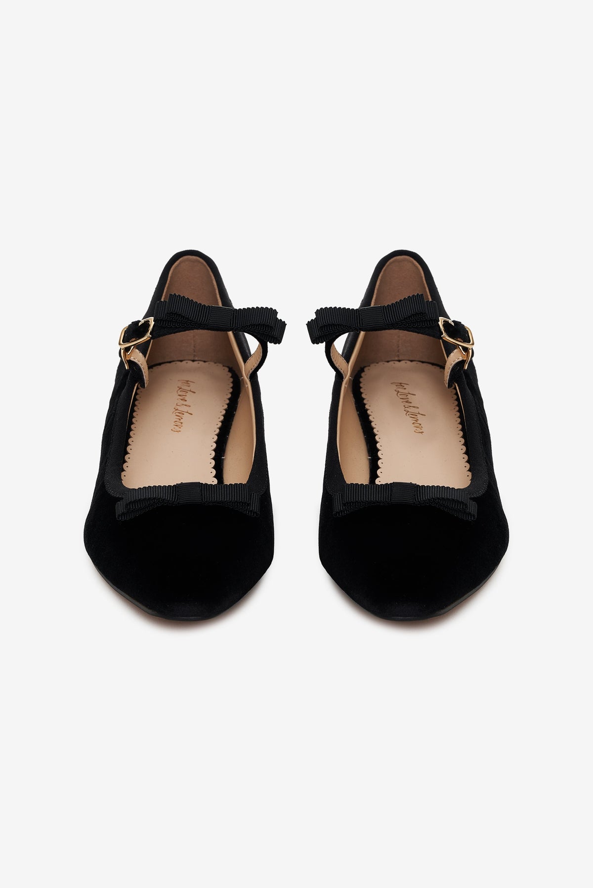 Lucia Velvet Mary Jane Black - For Love & Lemons