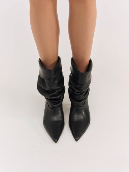 Verbana Slouch Boot Black - For Love & Lemons
