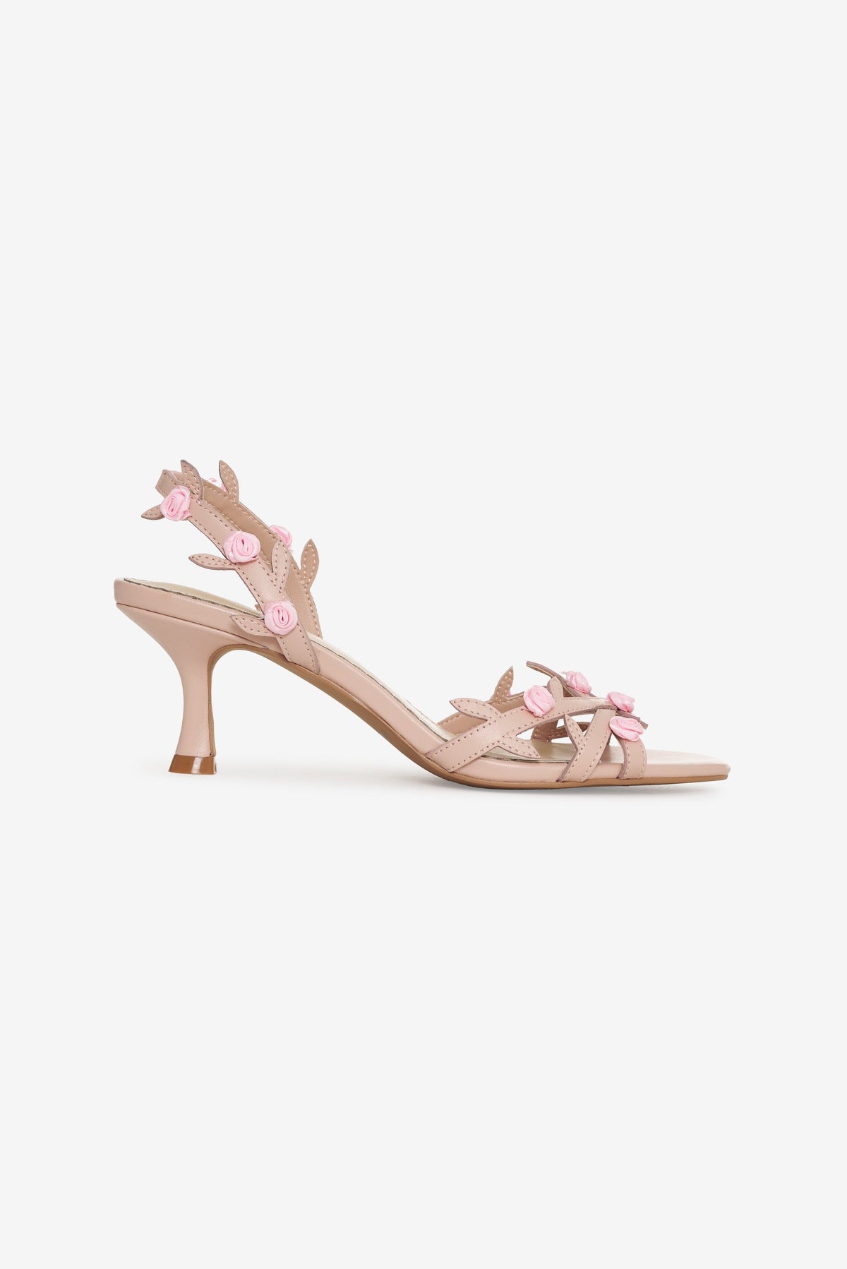Rosalie Vine Slingback Heel Nude - For Love & Lemons