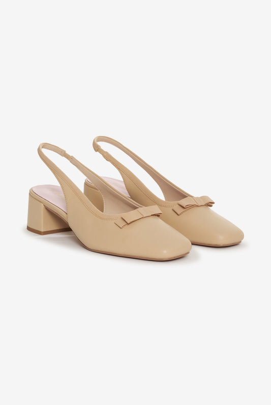 Josie Mule Heel Nude - For Love & Lemons