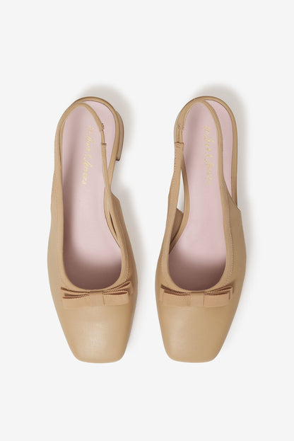 Josie Mule Heel Nude - For Love & Lemons
