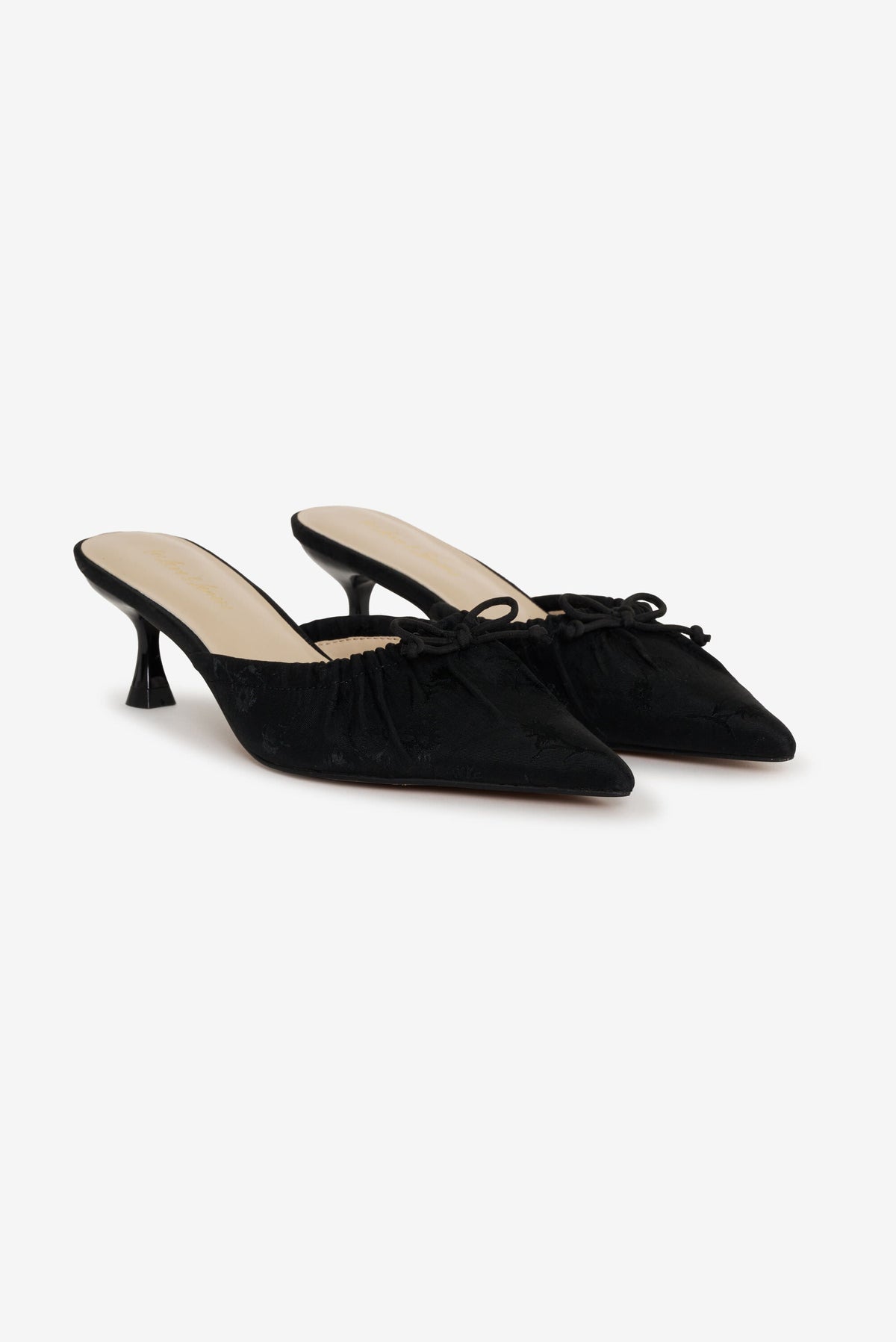 Colette Mule Heel Black - For Love & Lemons