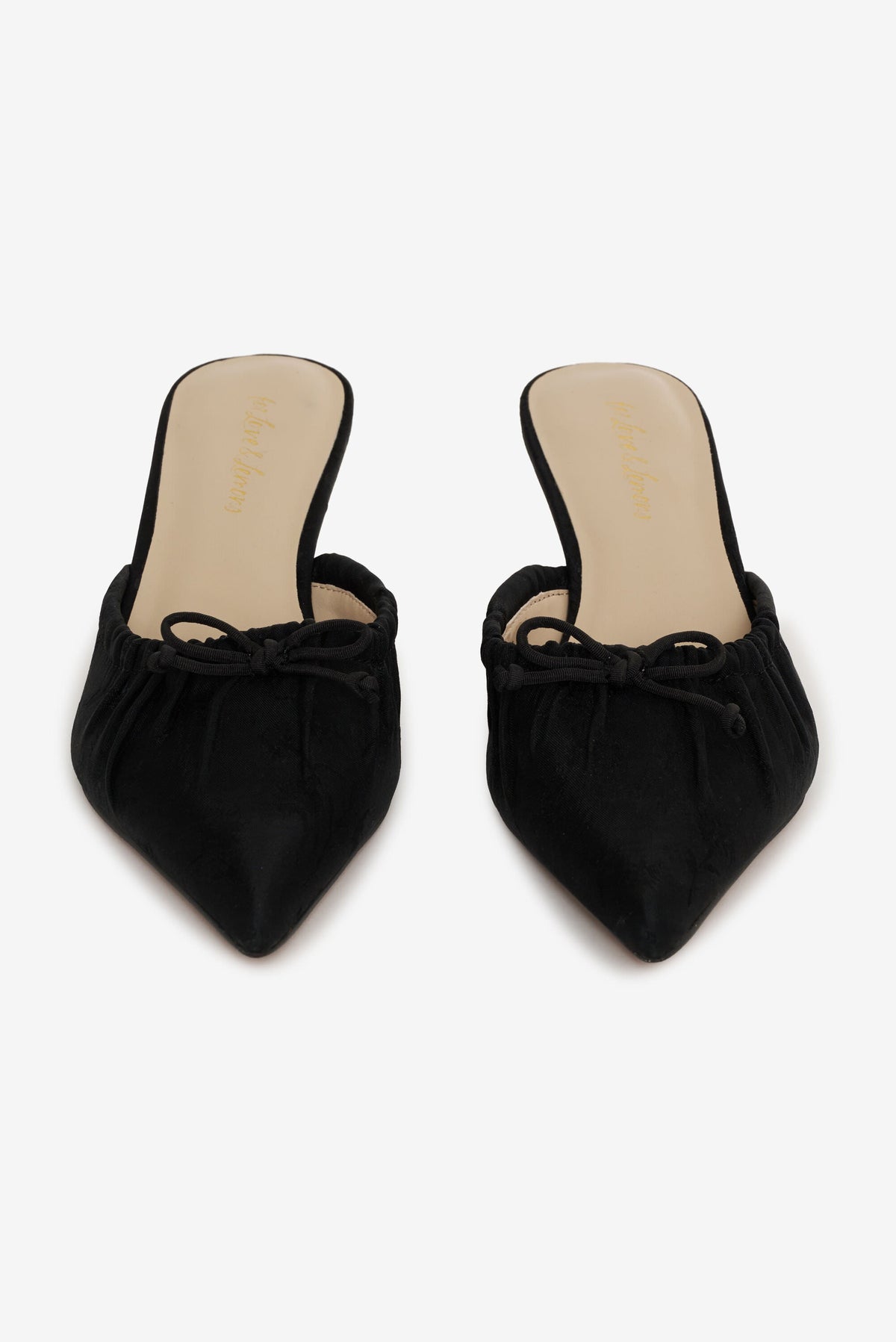 Colette Mule Heel Black - For Love & Lemons