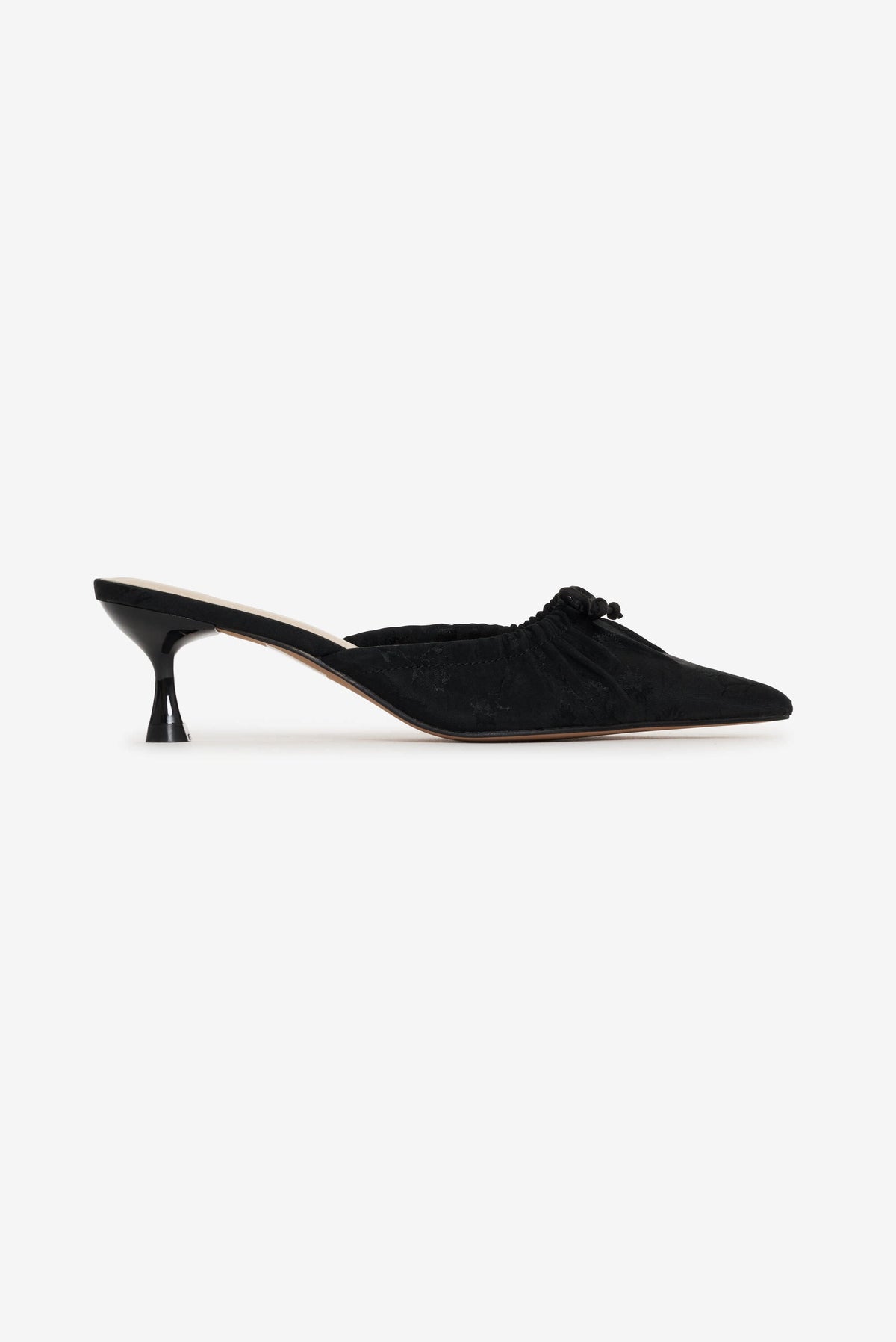 Colette Mule Heel Black - For Love & Lemons
