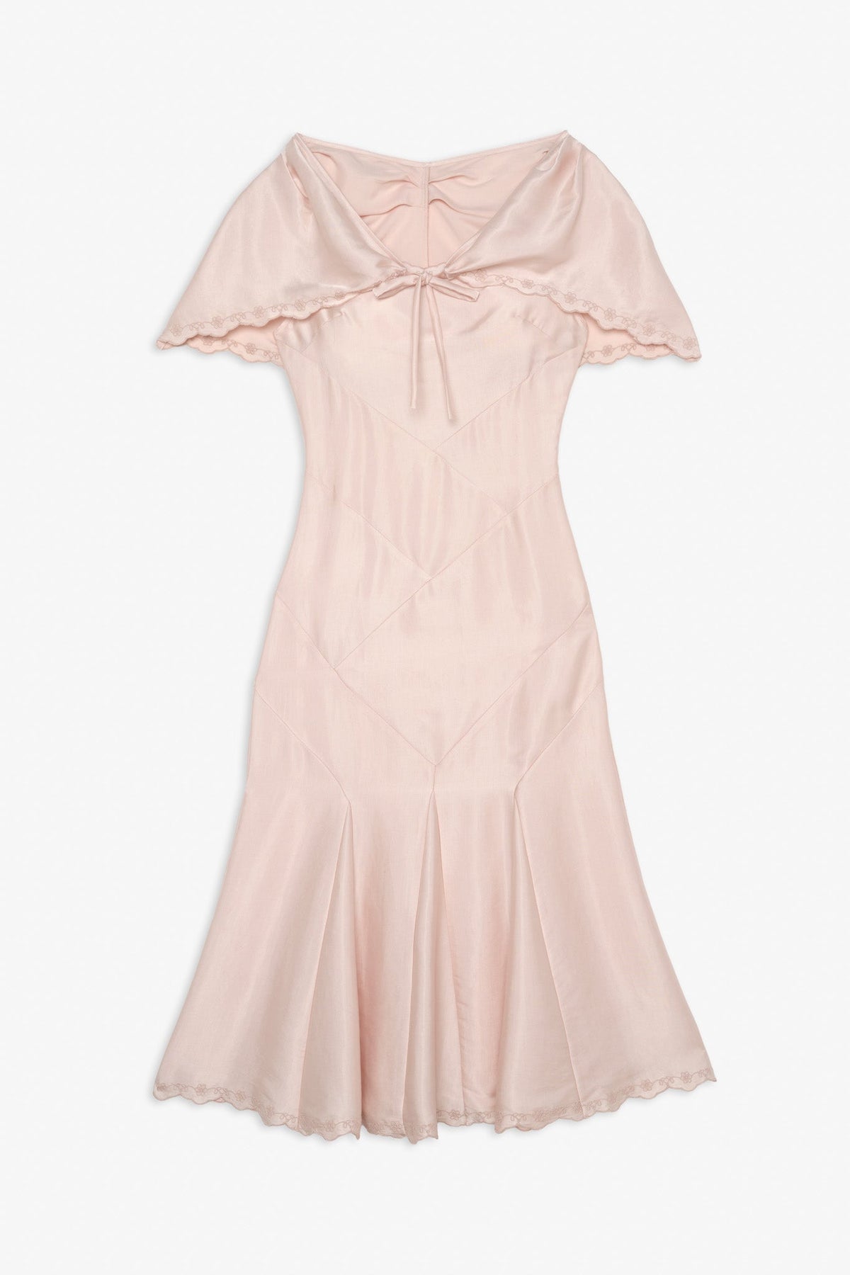 Luna Midi Dress Pale Pink - For Love & Lemons