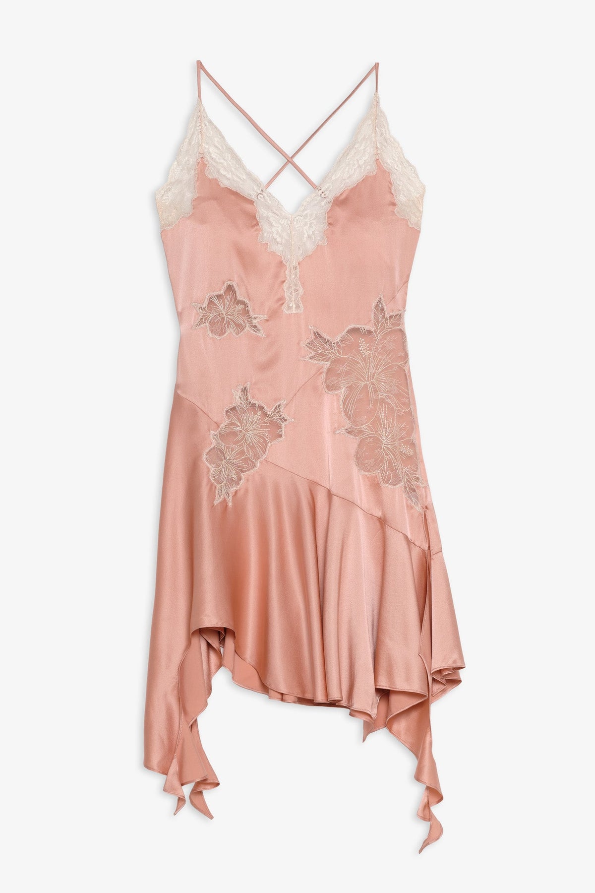 Lani Midi Dress Coral - For Love & Lemons