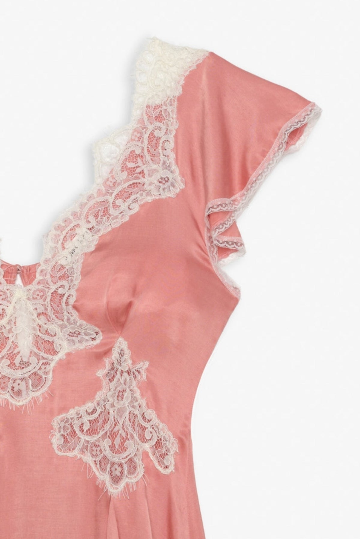 Luna Rose Mini Dress Coral - For Love & Lemons