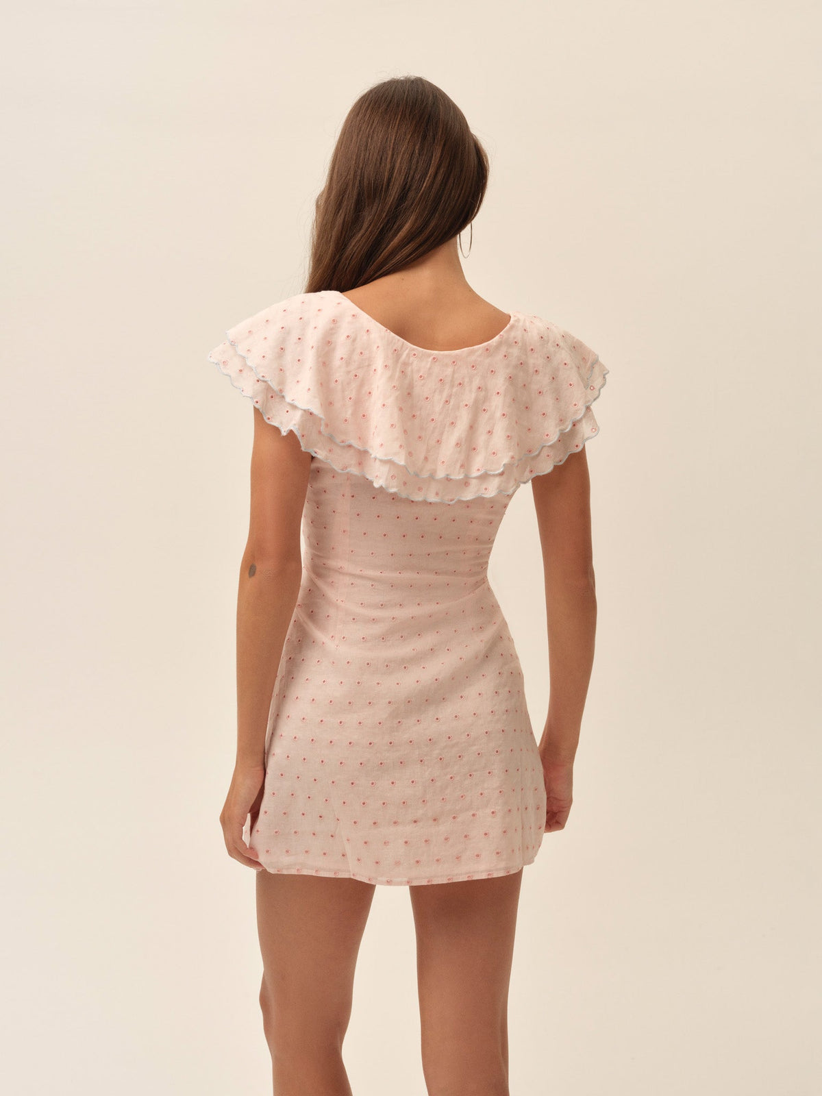 Frances Mini Dress Light Pink - For Love & Lemons