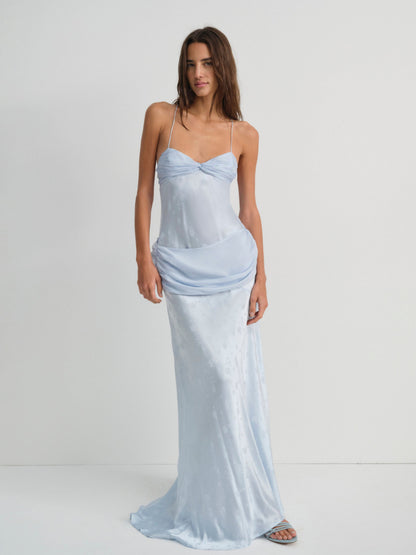 Daisy Gown Baby Blue - For Love & Lemons