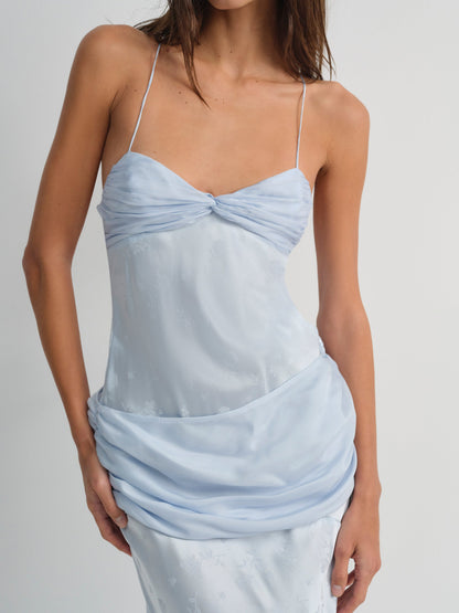 Daisy Gown Baby Blue - For Love & Lemons
