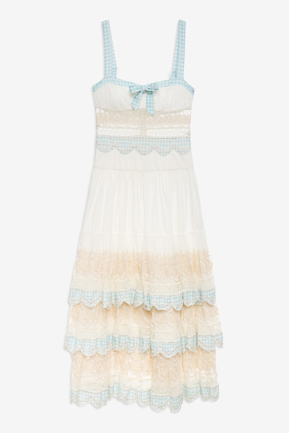 Tessa Midi Dress White - For Love & Lemons