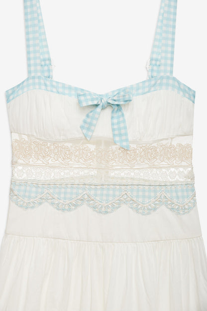 Tessa Midi Dress White - For Love & Lemons