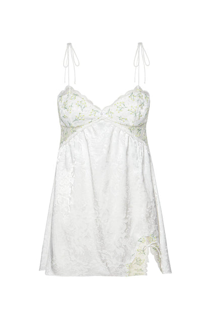 Baby's Breath Slip Dress Ivory - For Love & Lemons