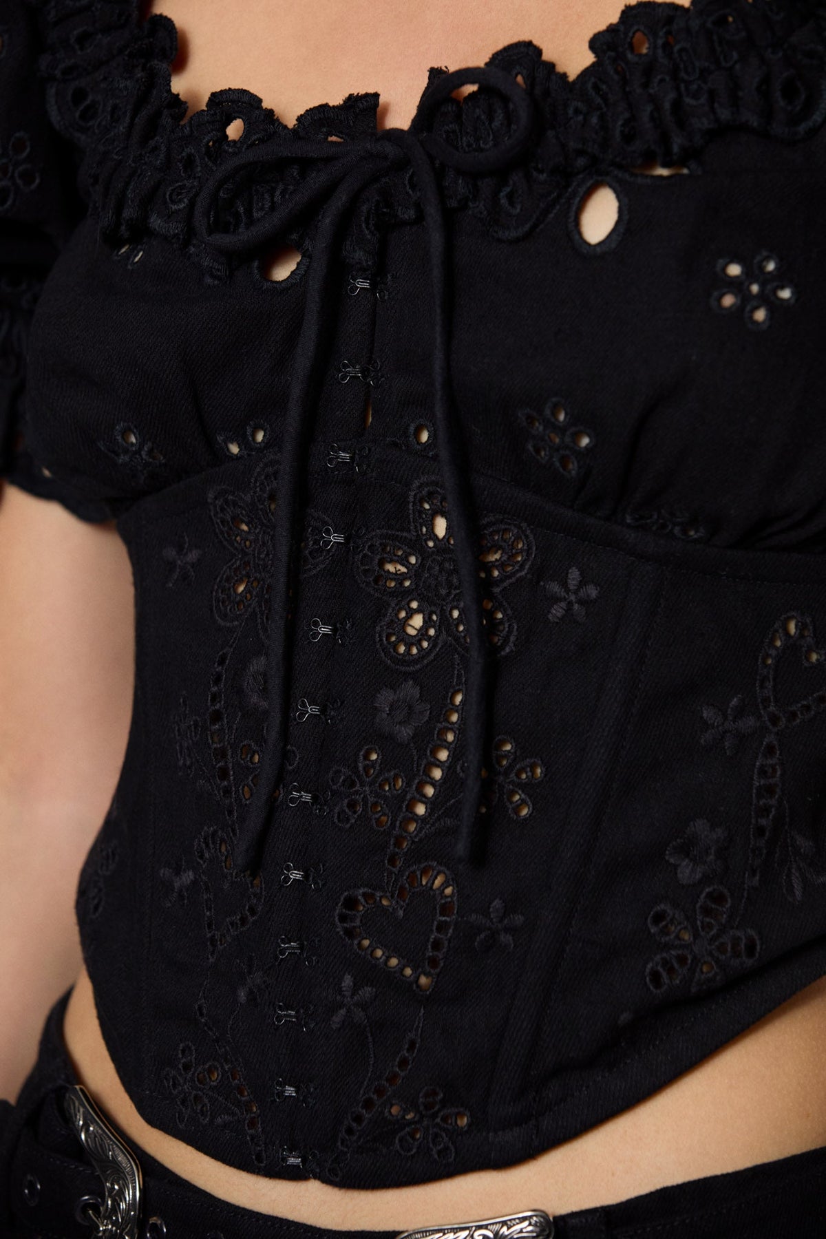 Yasmin Top Black - For Love & Lemons