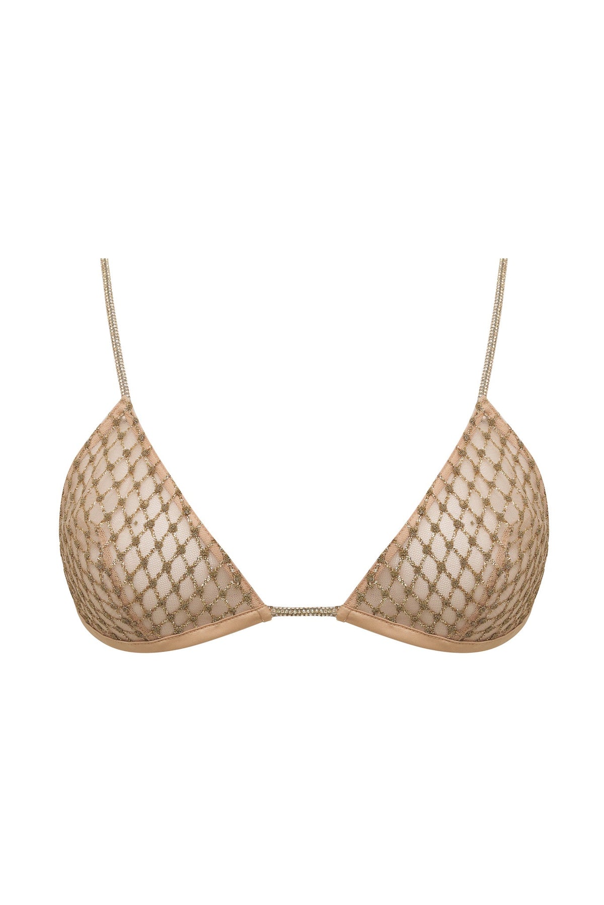 Glitter Bralette Gold - For Love & Lemons