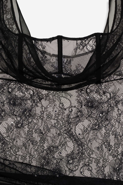 Sonja Slip Dress Black - For Love & Lemons