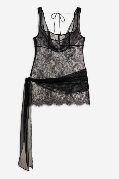 Sonja Slip Dress Black - For Love & Lemons