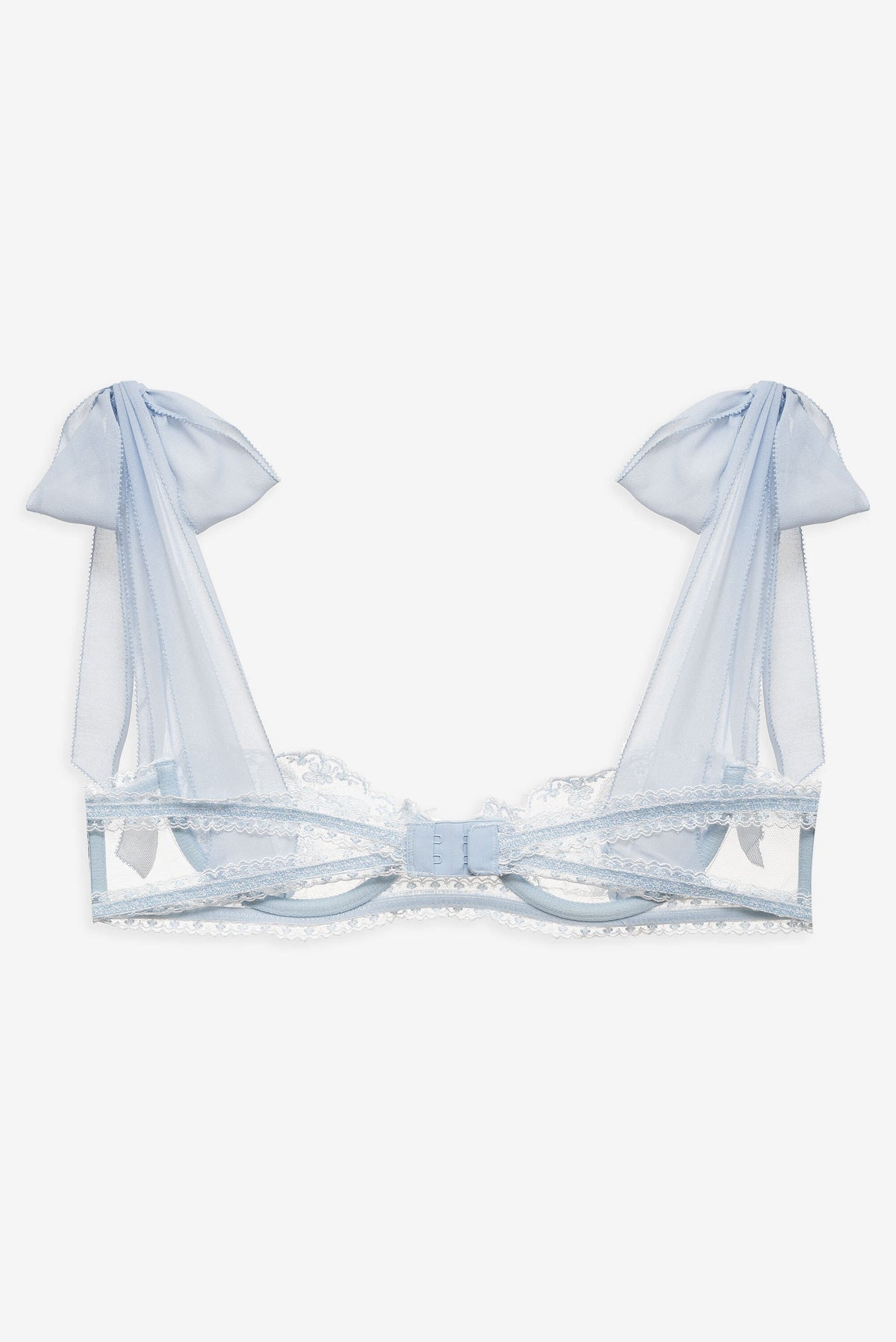 Blair Bow Underwire Bra Blue - For Love & Lemons