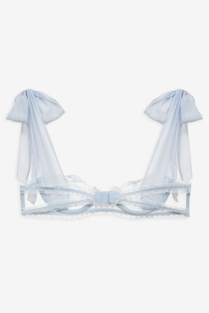 Blair Bow Underwire Bra Blue - For Love & Lemons