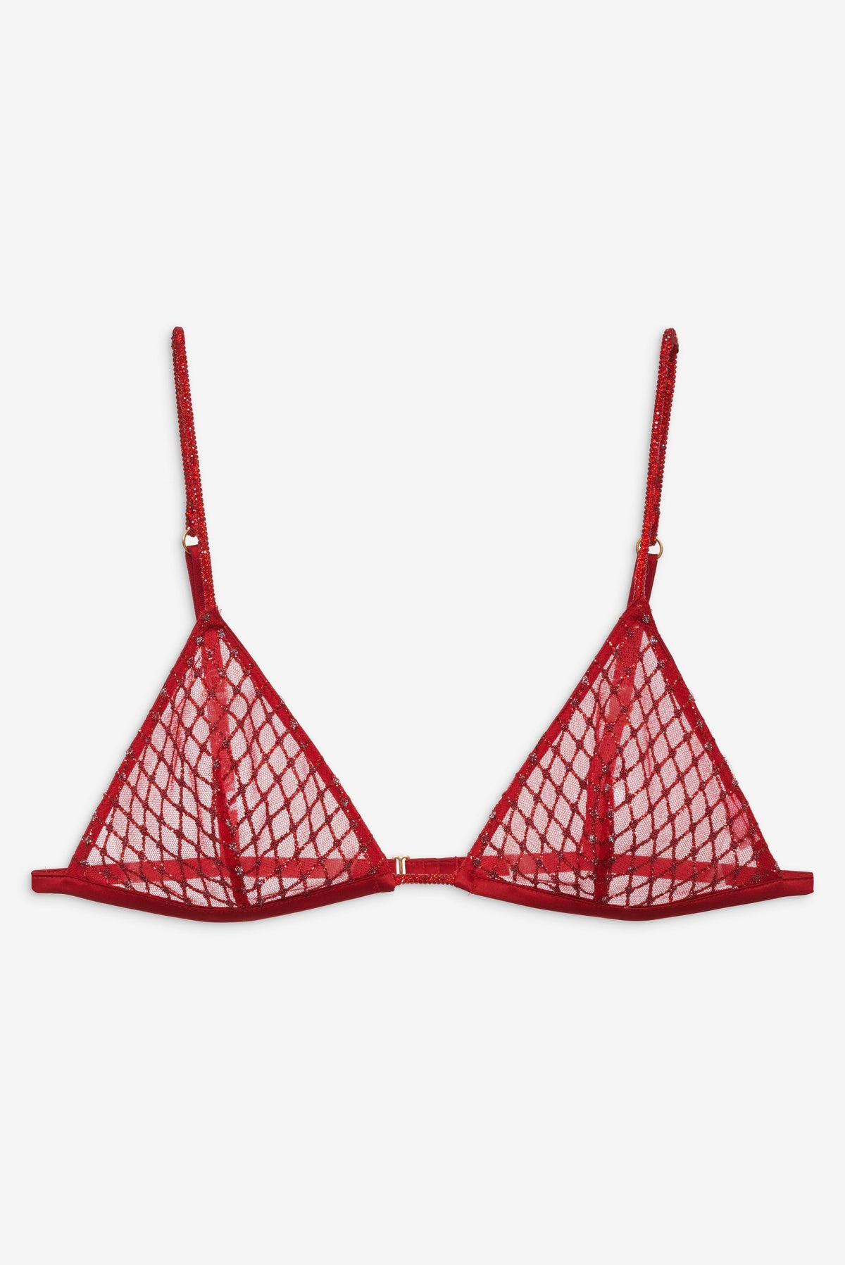 Glitter Bralette Red - For Love & Lemons