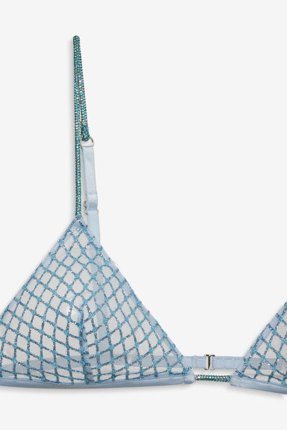Glitter Bralette Blue - For Love & Lemons