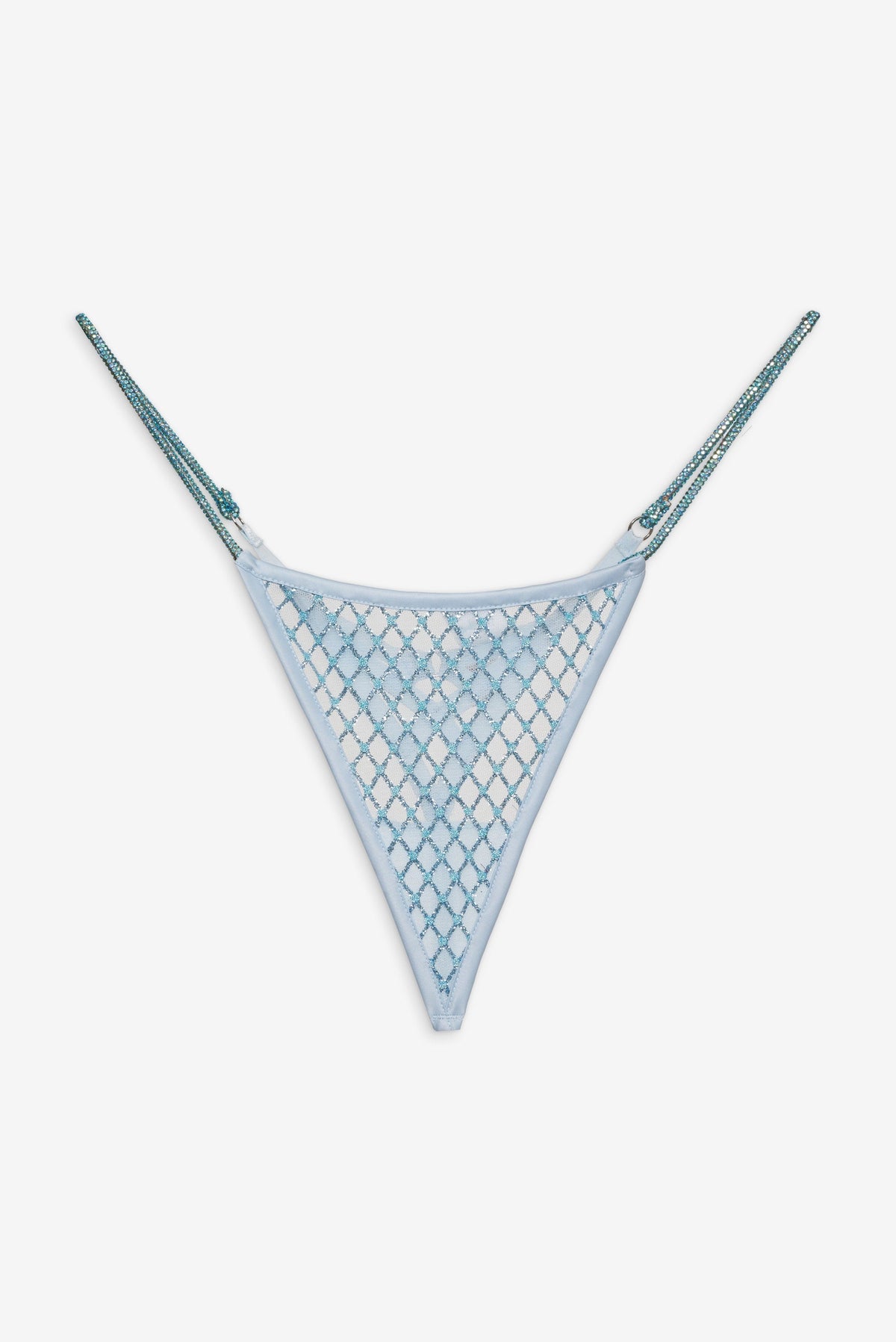 Glitter Thong Panty Blue - For Love & Lemons