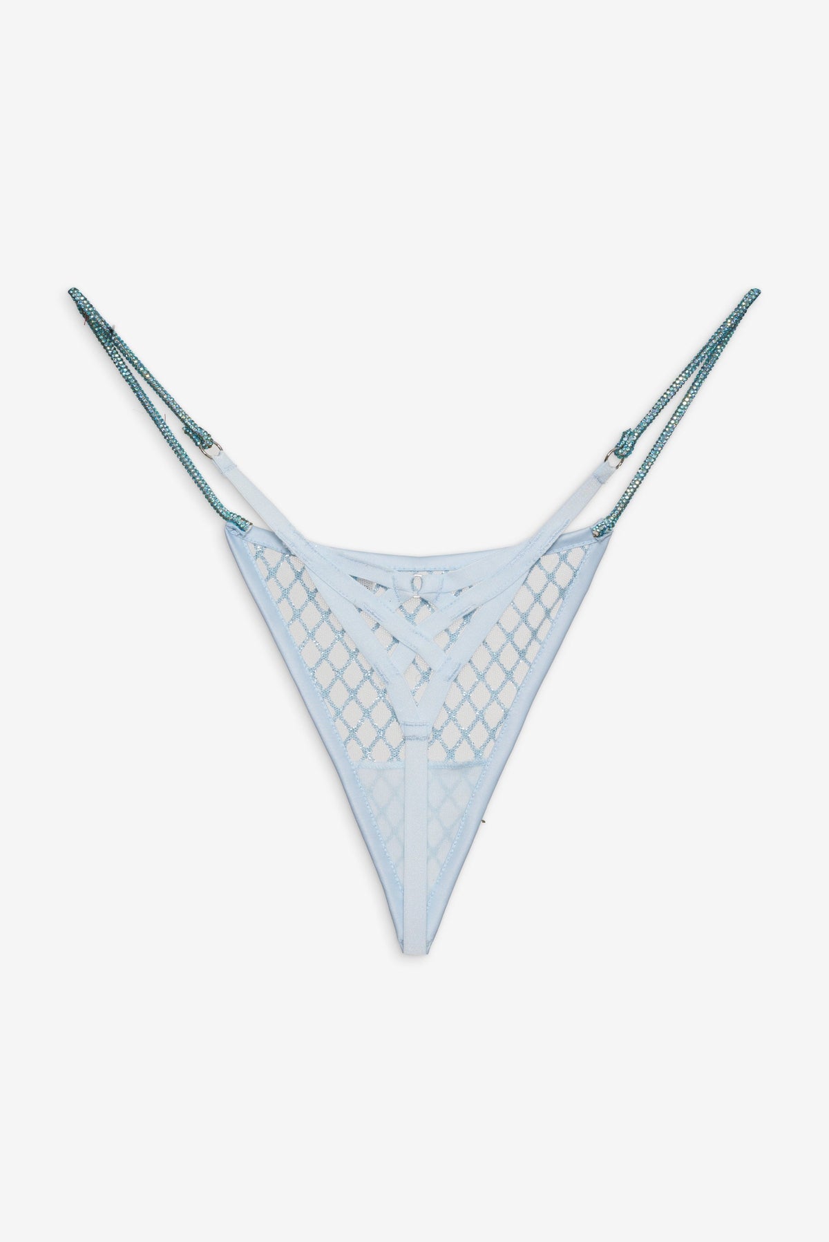 Glitter Thong Panty Blue - For Love & Lemons