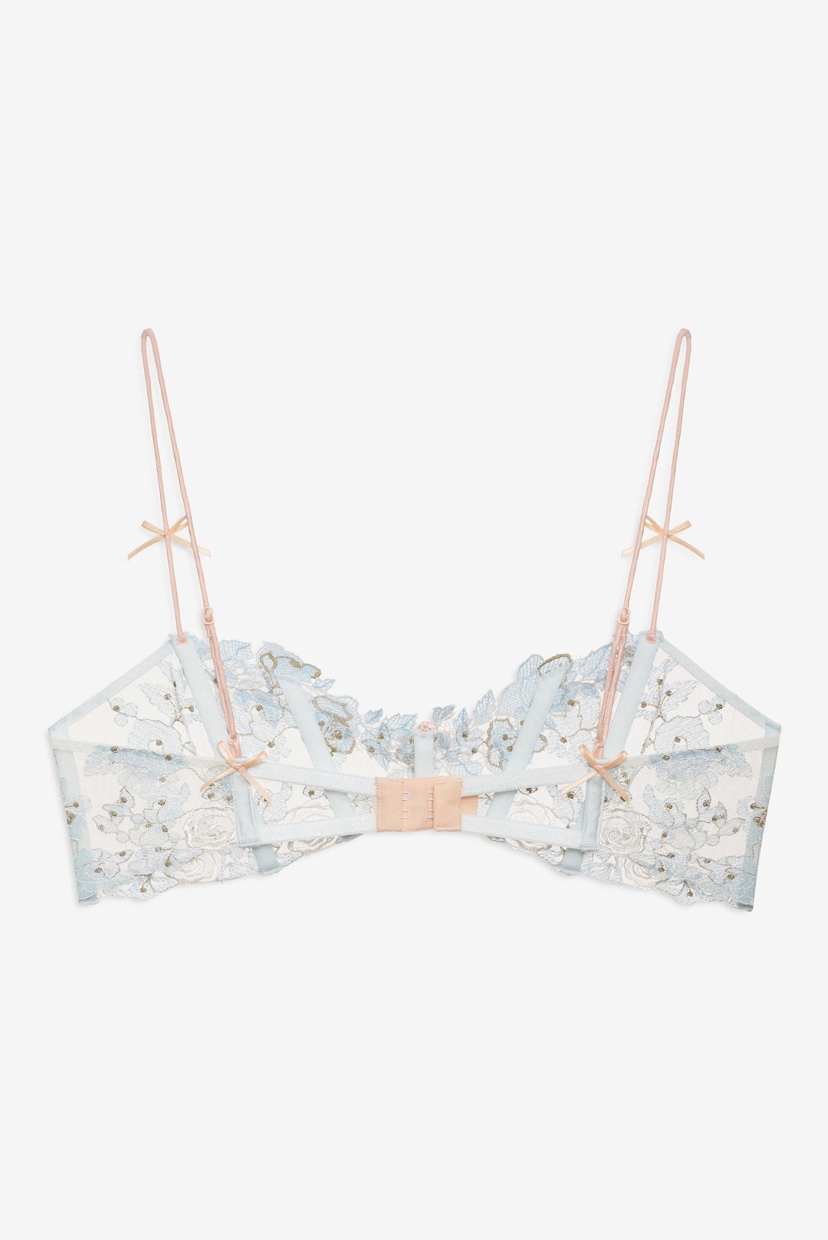 Winter Roses Bra Blue - For Love & Lemons