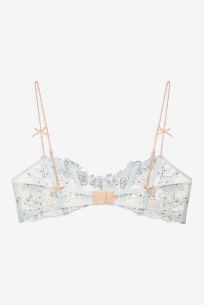 Winter Roses Bra Blue - For Love & Lemons