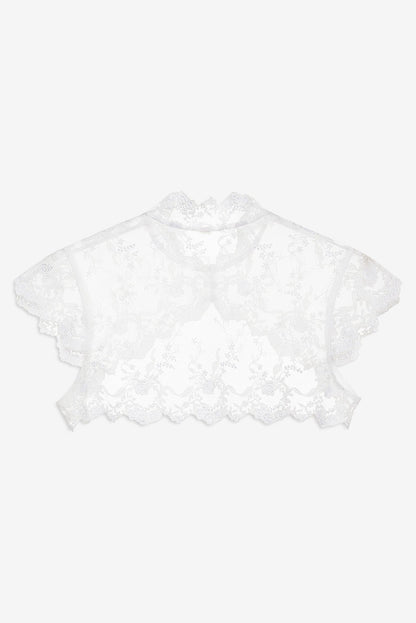 Rita Rose Bolero White - For Love & Lemons