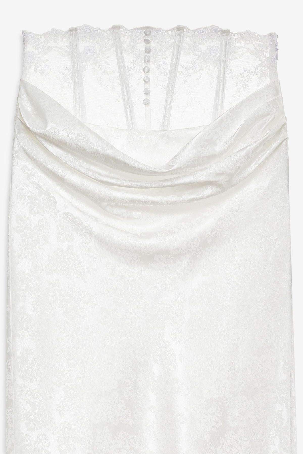 Rita Rose Maxi Skirt White - For Love & Lemons