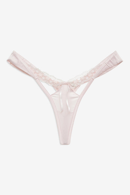 Starlet Thong Panty Peach - For Love & Lemons