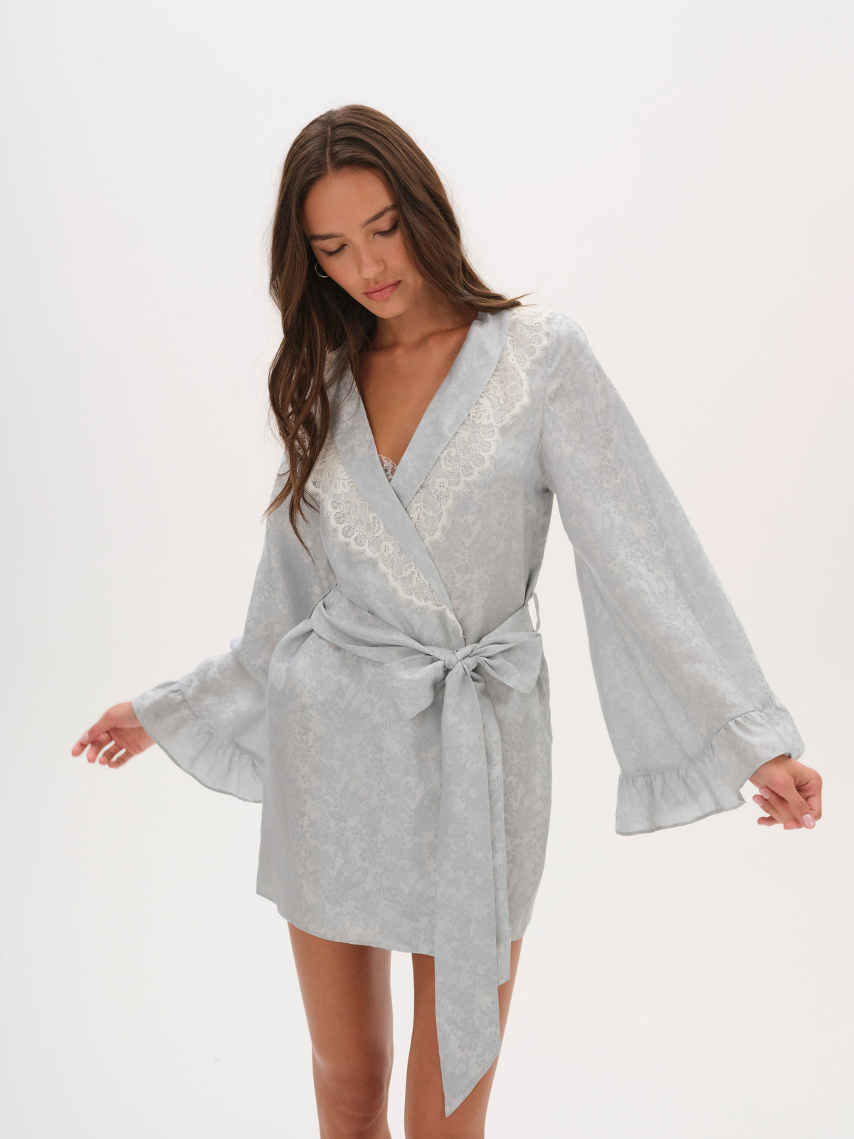 Audrey Robe Blue - For Love & Lemons