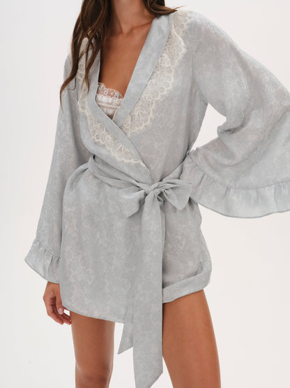 Audrey Robe Blue - For Love & Lemons