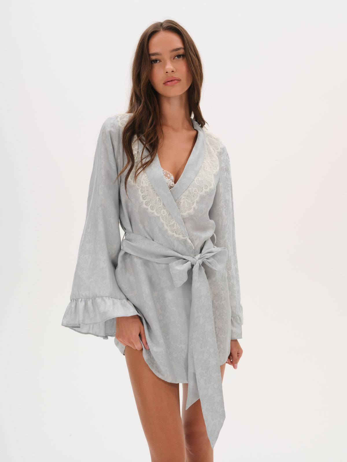 Audrey Robe Blue - For Love & Lemons