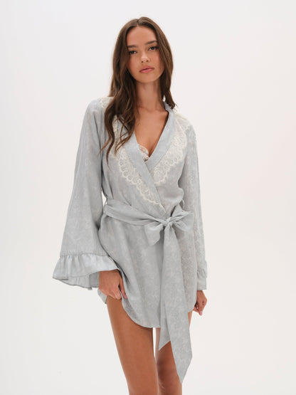 Audrey Robe Blue - For Love & Lemons