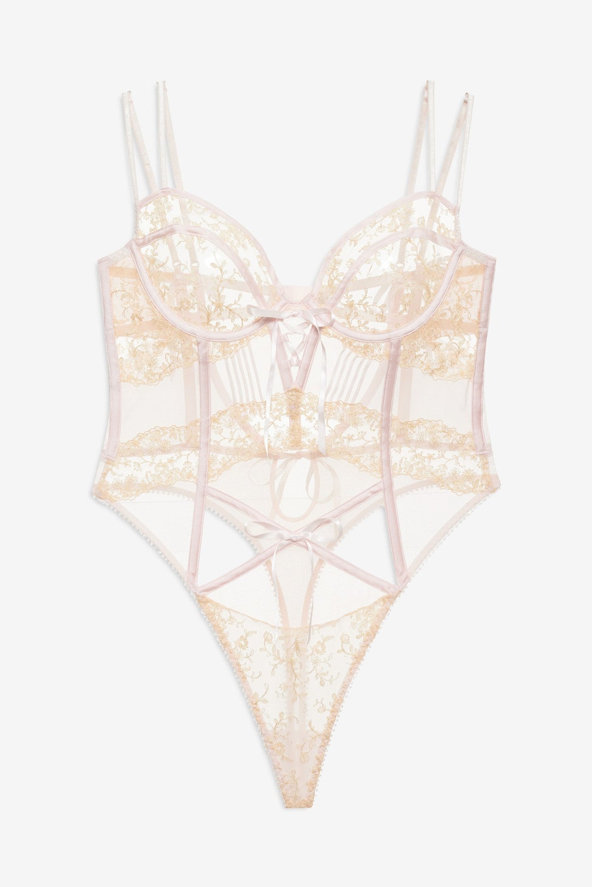 Gilded Lace Teddy Natural - For Love & Lemons