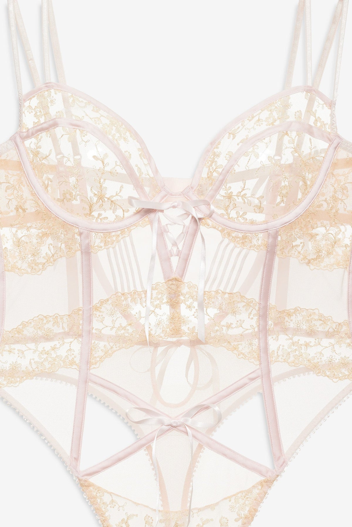 Gilded Lace Teddy Natural - For Love & Lemons