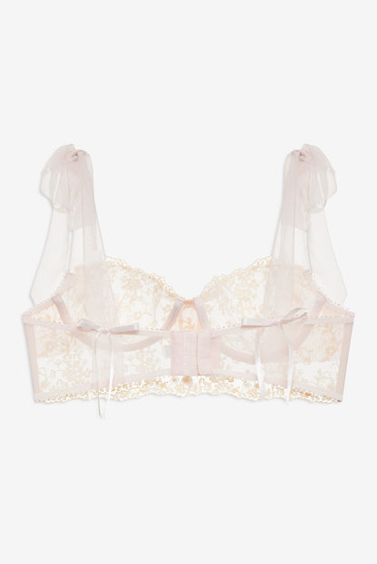 Gilded Lace Underwire Bra Natural - For Love & Lemons