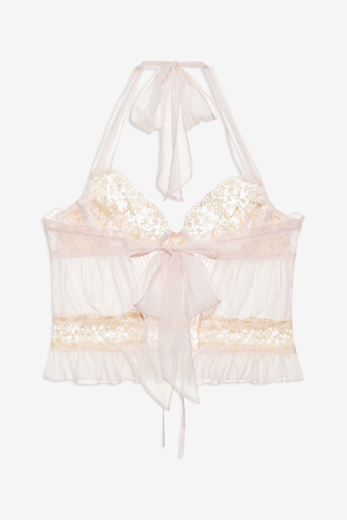 Gilded Lace Bustier Natural - For Love & Lemons