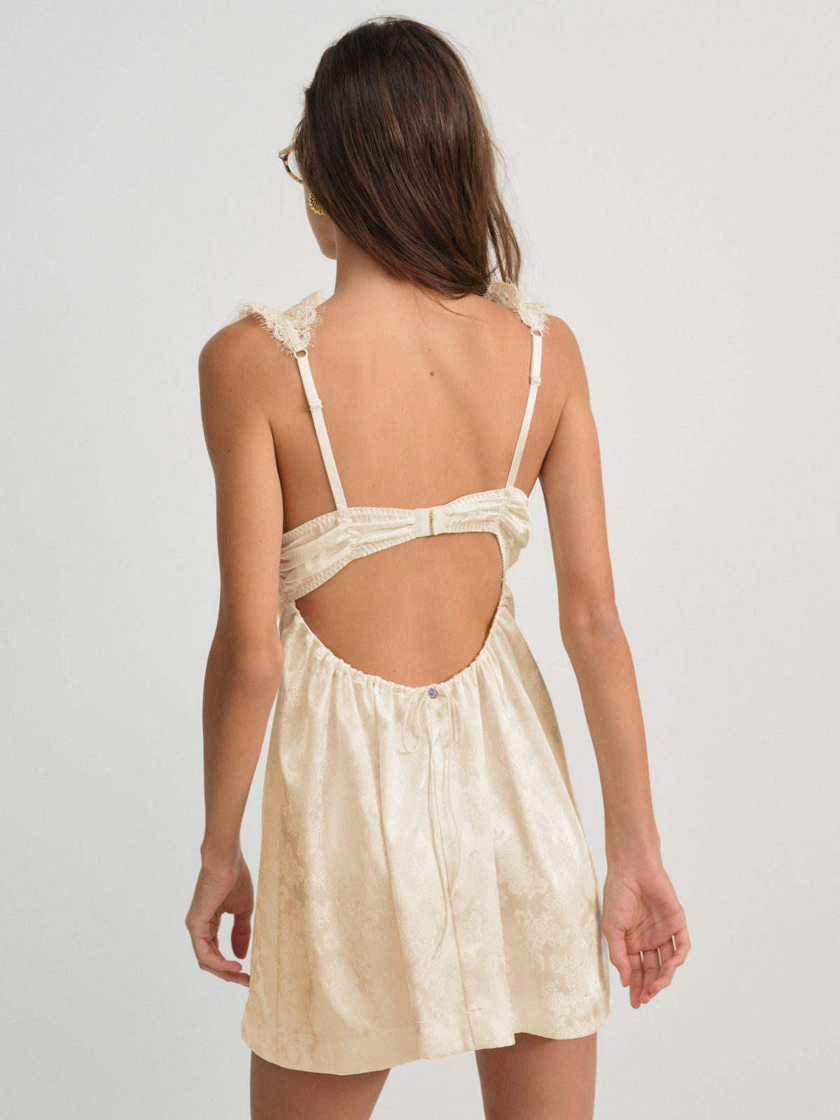 Victoria Slip Dress Cream - For Love & Lemons